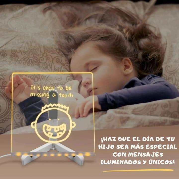 Tablero Mágico para Dibujar con Luz LED ✨