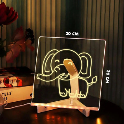 Tablero Mágico para Dibujar con Luz LED ✨
